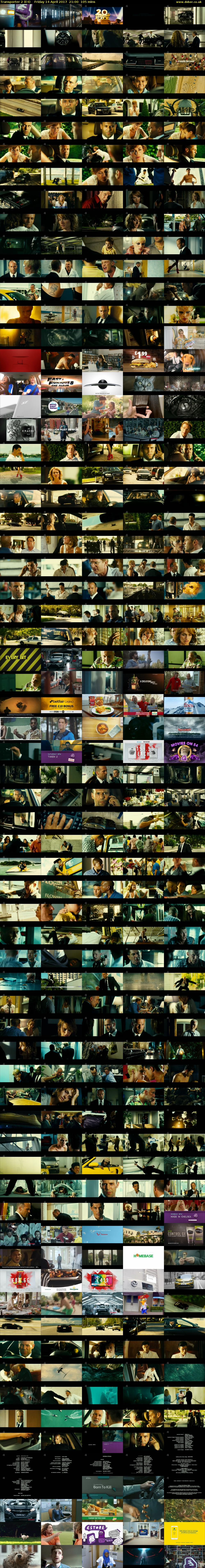 Transporter 2 (E4) Friday 14 April 2017 21:00 - 22:45