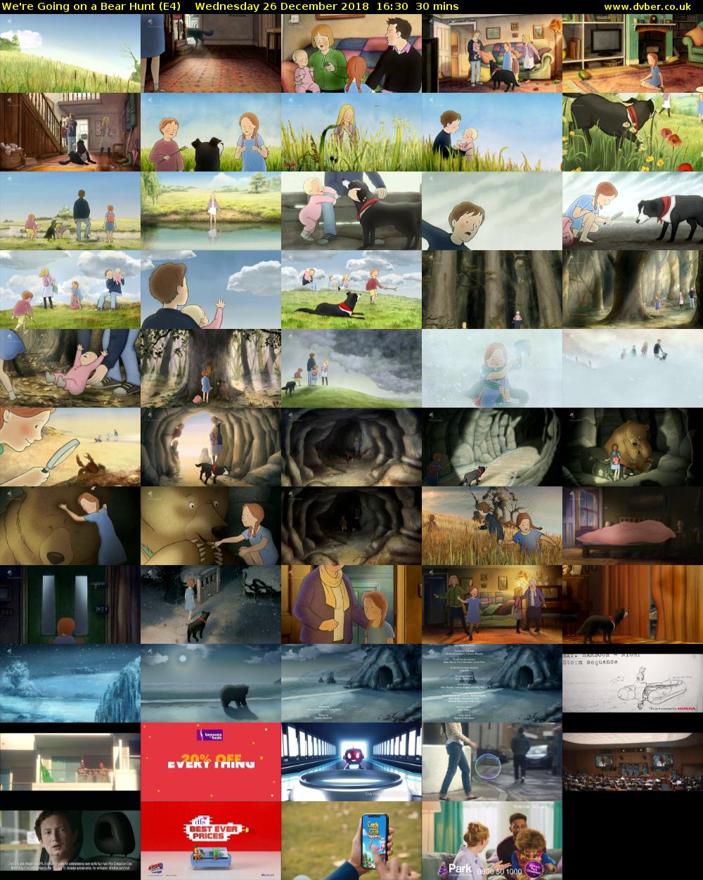 We're Going on a Bear Hunt (E4) Wednesday 26 December 2018 16:30 - 17:00