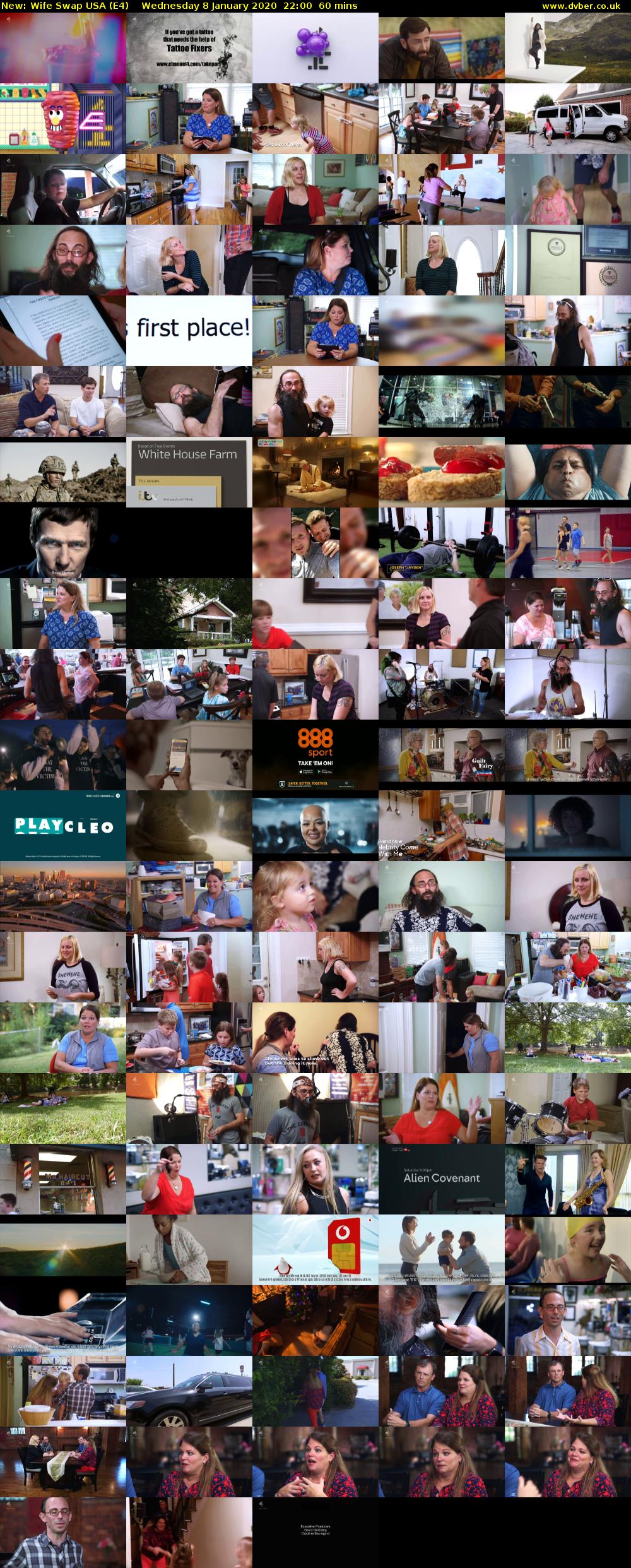 Wife Swap USA (E4) Wednesday 8 January 2020 22:00 - 23:00