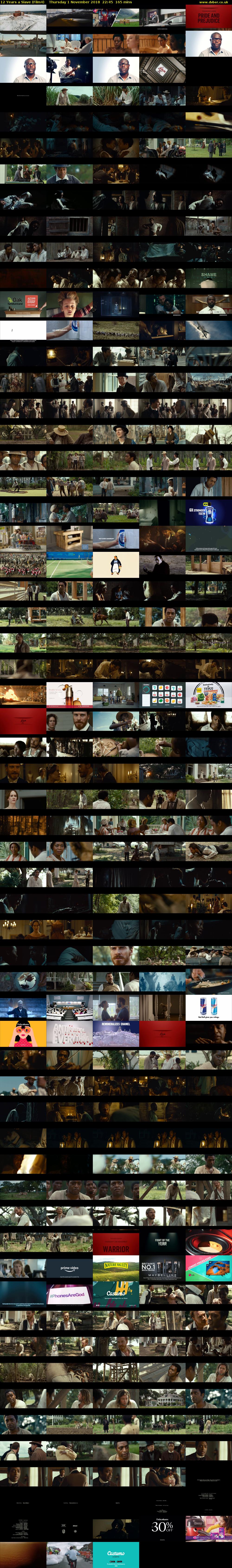 12 Years a Slave (Film4) Thursday 1 November 2018 22:45 - 01:30