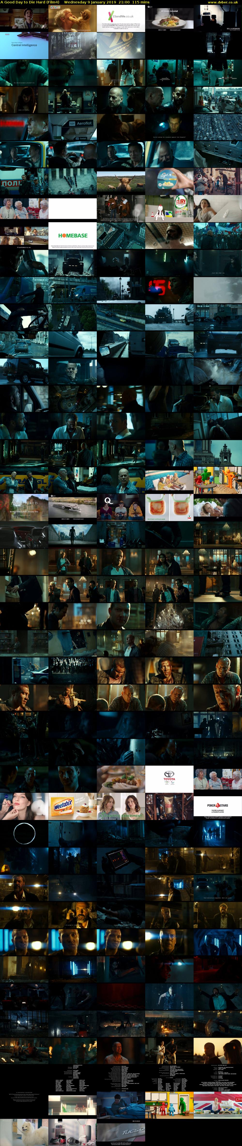 A Good Day to Die Hard (Film4) Wednesday 9 January 2019 21:00 - 22:55