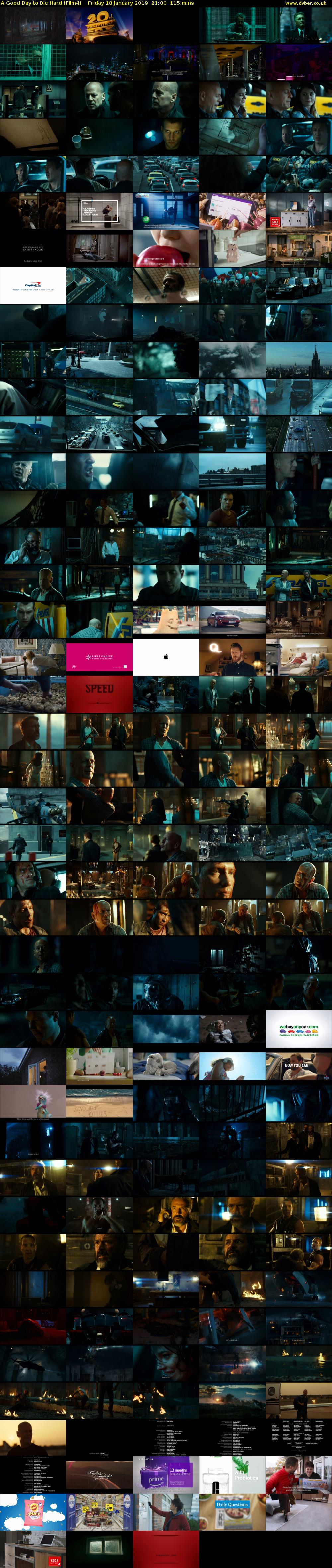 A Good Day to Die Hard (Film4) Friday 18 January 2019 21:00 - 22:55