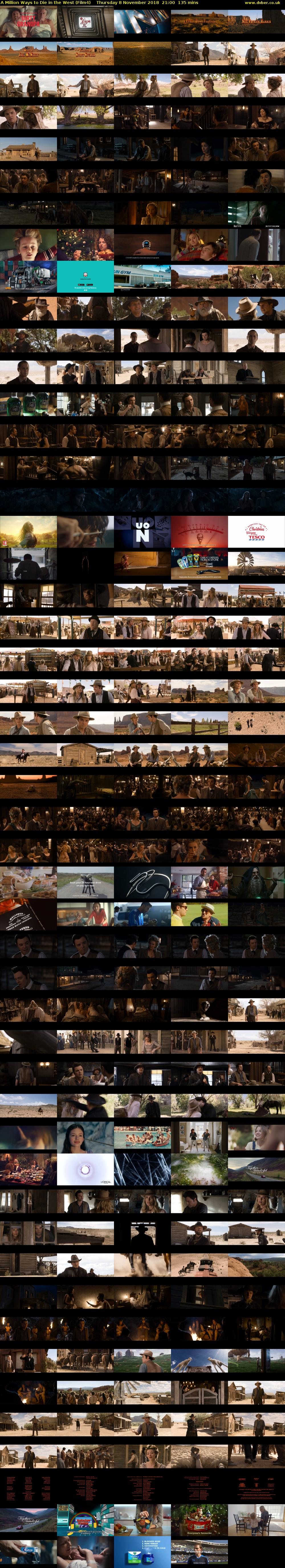 A Million Ways to Die in the West (Film4) Thursday 8 November 2018 21:00 - 23:15