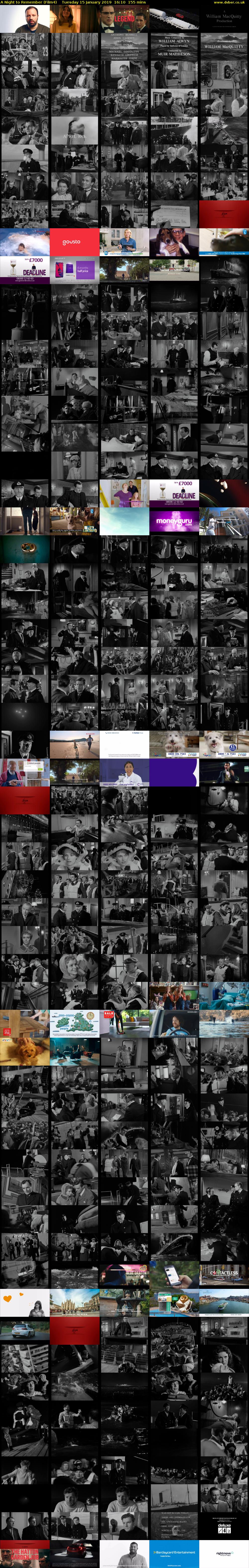 A Night to Remember (Film4) Tuesday 15 January 2019 16:10 - 18:45