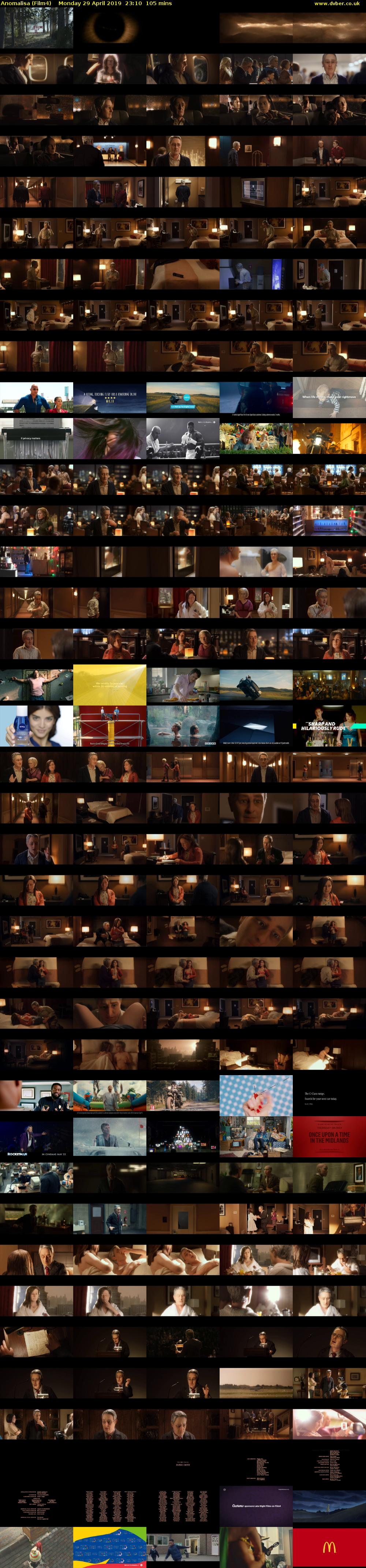 Anomalisa (Film4) Monday 29 April 2019 23:10 - 00:55