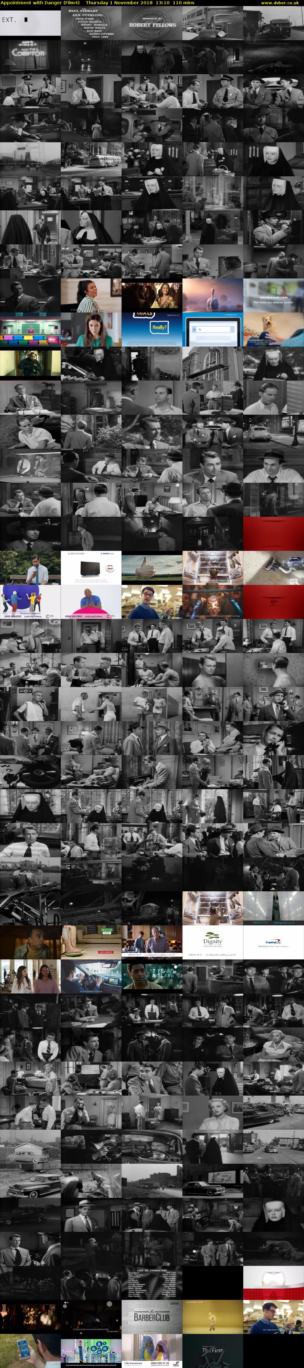 Appointment with Danger (Film4) Thursday 1 November 2018 13:10 - 15:00