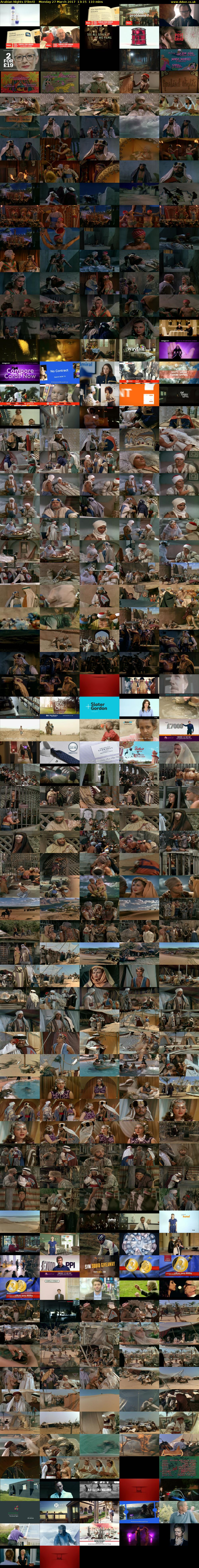 Arabian Nights (Film4) Monday 27 March 2017 13:15 - 15:05