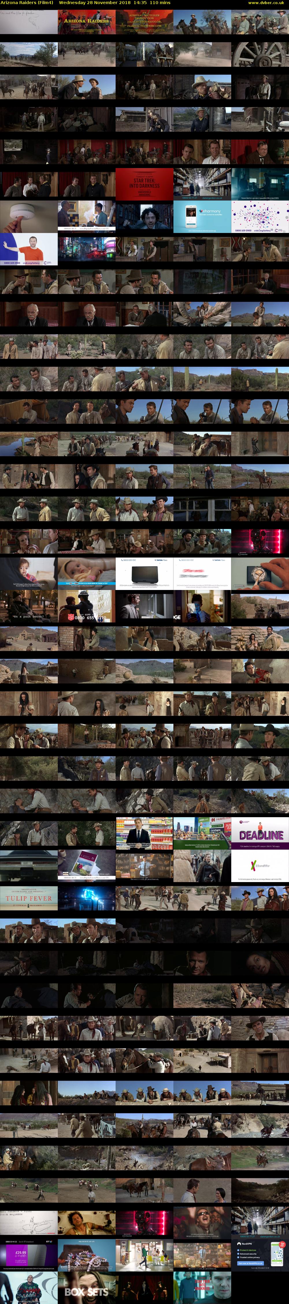 Arizona Raiders (Film4) Wednesday 28 November 2018 14:35 - 16:25