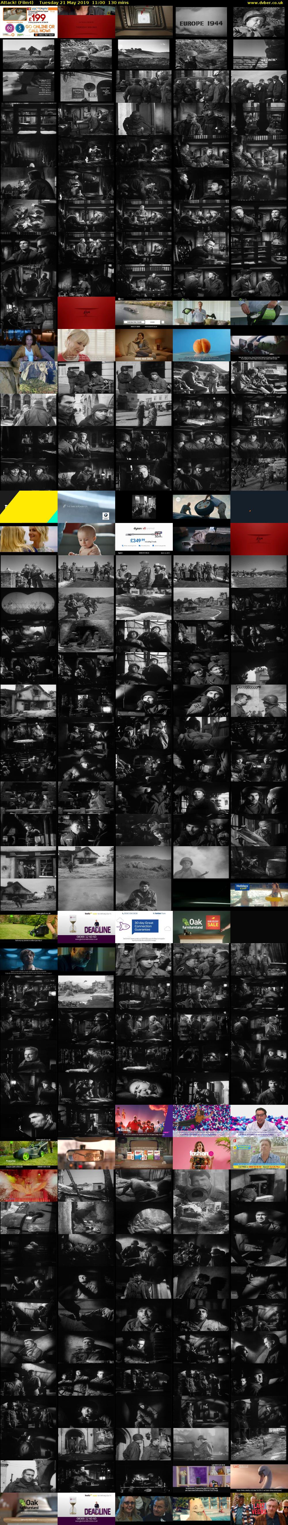 Attack! (Film4) Tuesday 21 May 2019 11:00 - 13:10