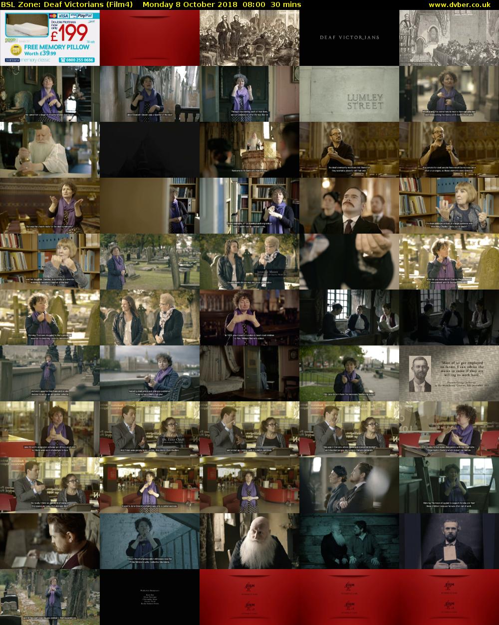 BSL Zone: Deaf Victorians (Film4) Monday 8 October 2018 08:00 - 08:30