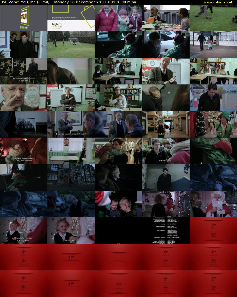 BSL Zone: You, Me (Film4) Monday 10 December 2018 08:00 - 08:30