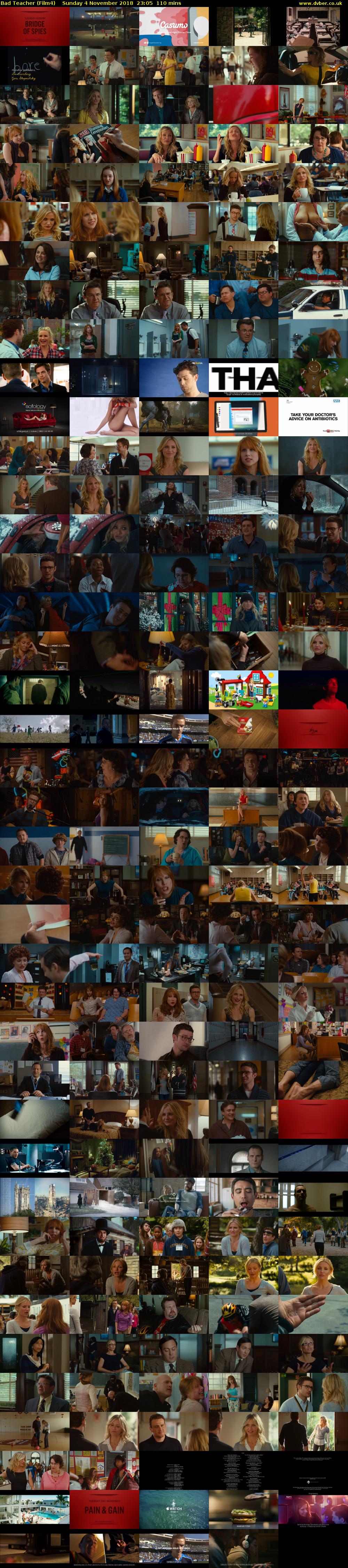 Bad Teacher (Film4) Sunday 4 November 2018 23:05 - 00:55