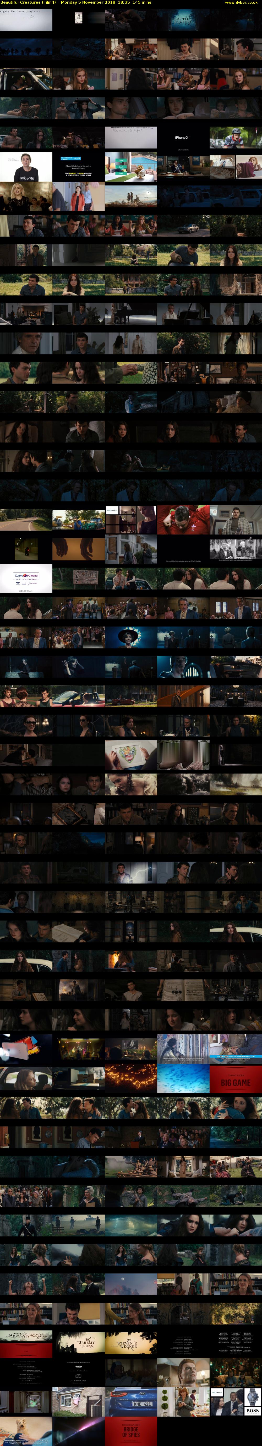 Beautiful Creatures (Film4) Monday 5 November 2018 18:35 - 21:00