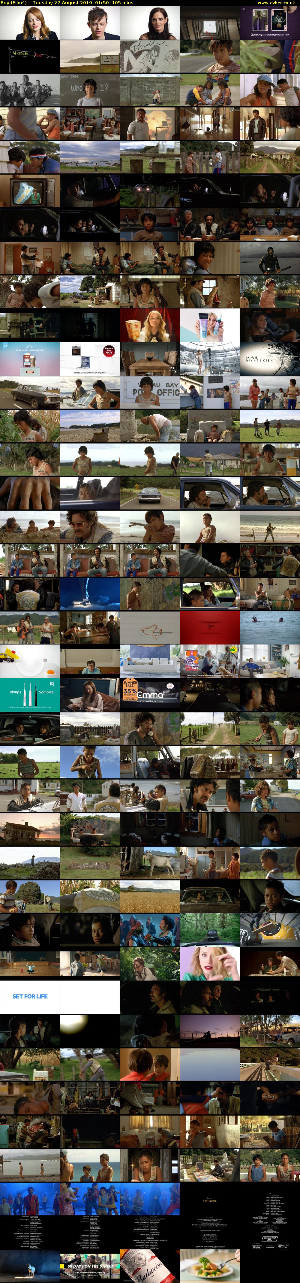Boy (Film4) Tuesday 27 August 2019 01:50 - 03:35