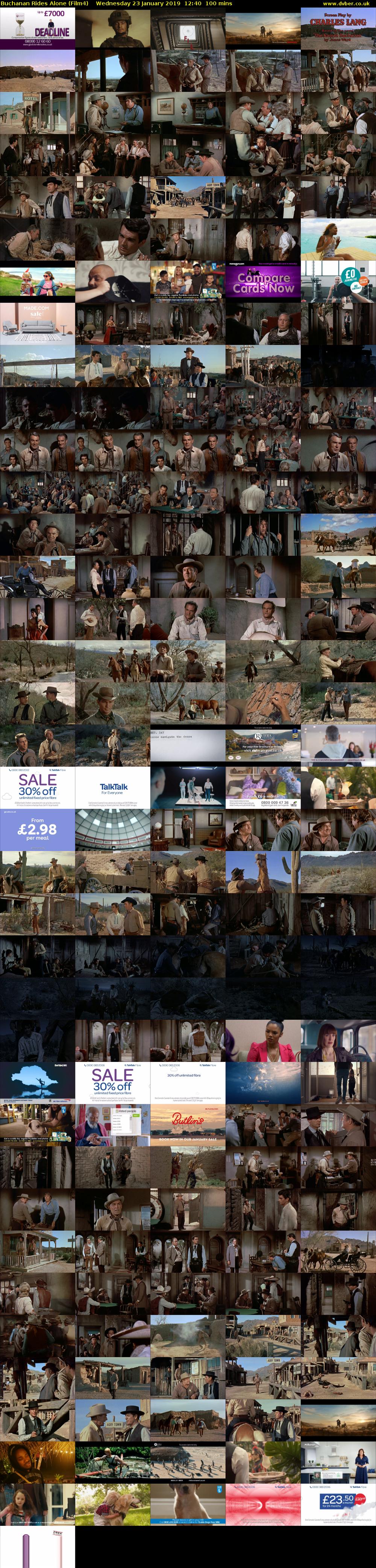 Buchanan Rides Alone (Film4) Wednesday 23 January 2019 12:40 - 14:20