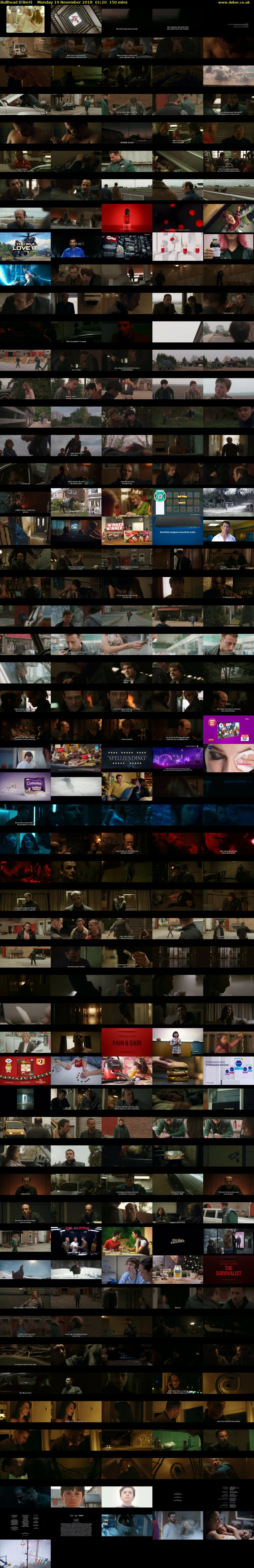 Bullhead (Film4) Monday 19 November 2018 01:20 - 03:50
