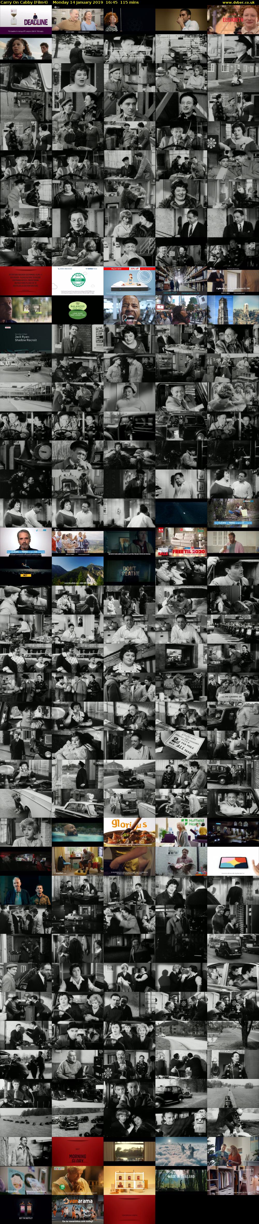 Carry On Cabby (Film4) Monday 14 January 2019 16:45 - 18:40