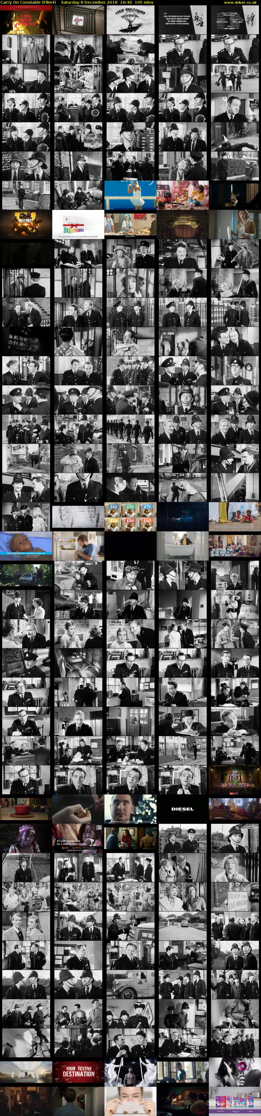 Carry On Constable (Film4) Saturday 8 December 2018 16:40 - 18:25