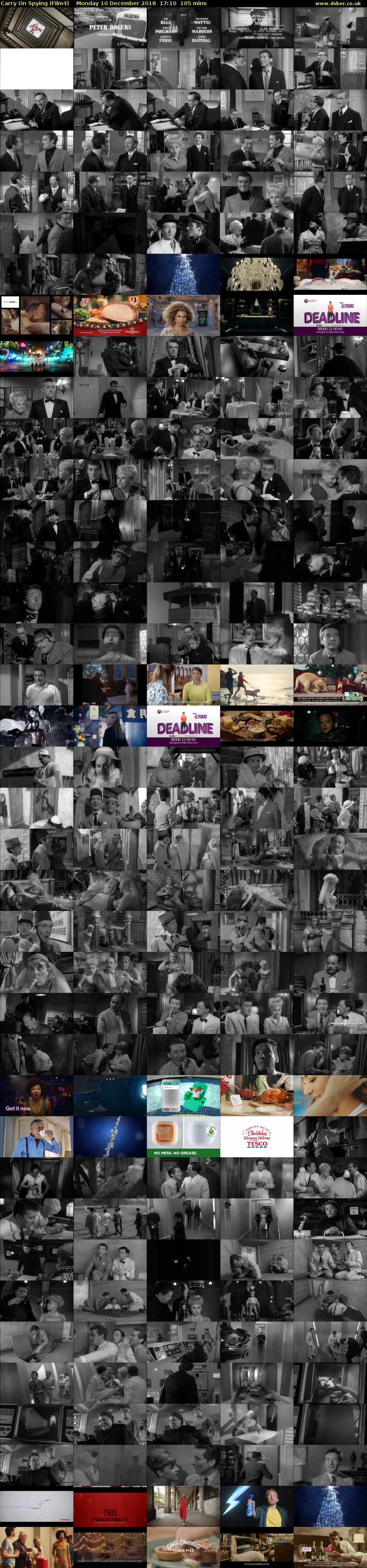 Carry On Spying (Film4) Monday 10 December 2018 17:10 - 18:55