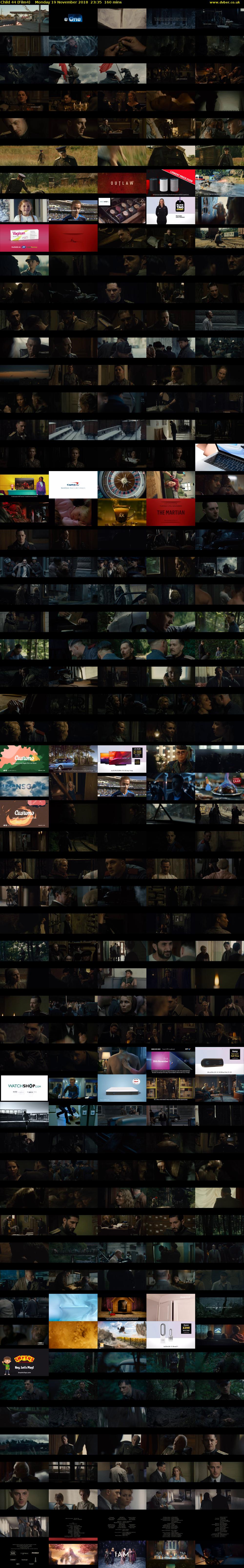 Child 44 (Film4) Monday 19 November 2018 23:35 - 02:15