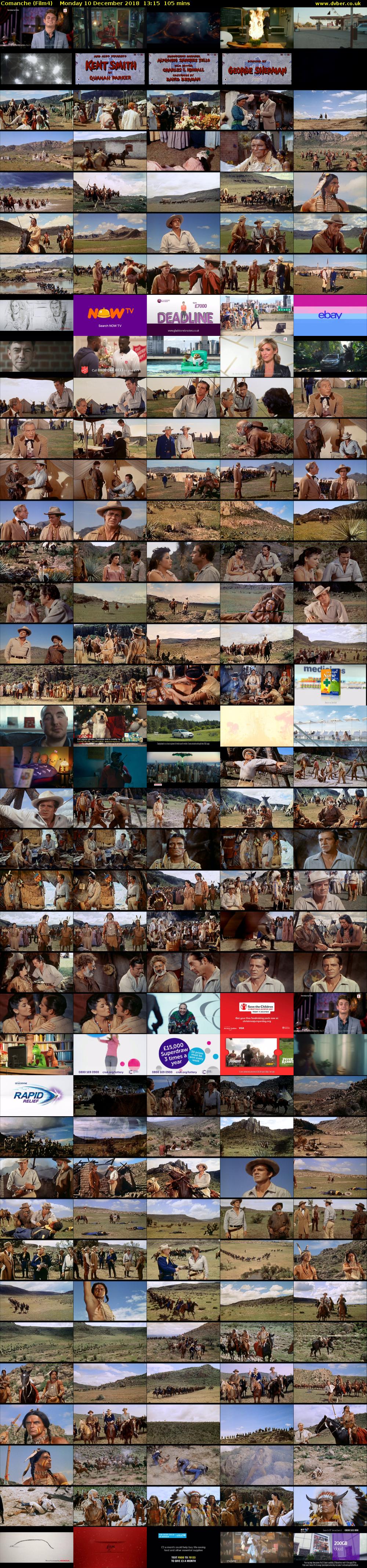 Comanche (Film4) Monday 10 December 2018 13:15 - 15:00
