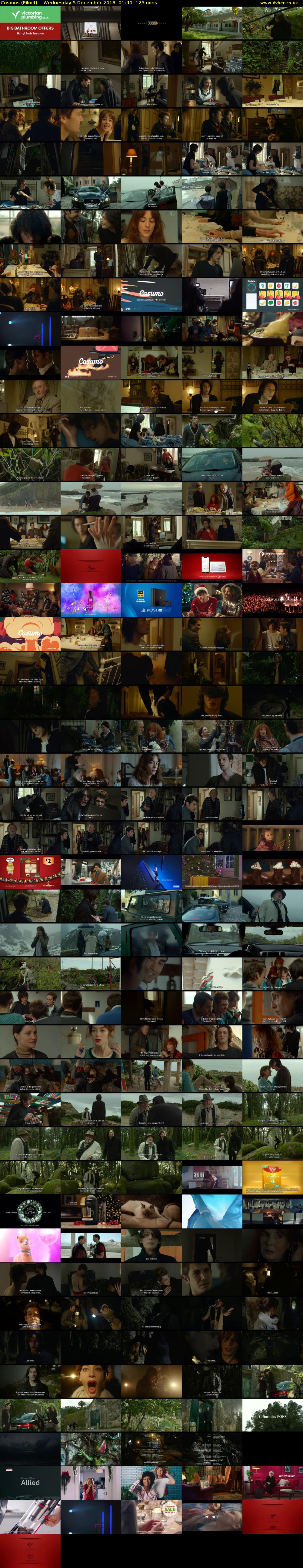 Cosmos (Film4) Wednesday 5 December 2018 01:40 - 03:45