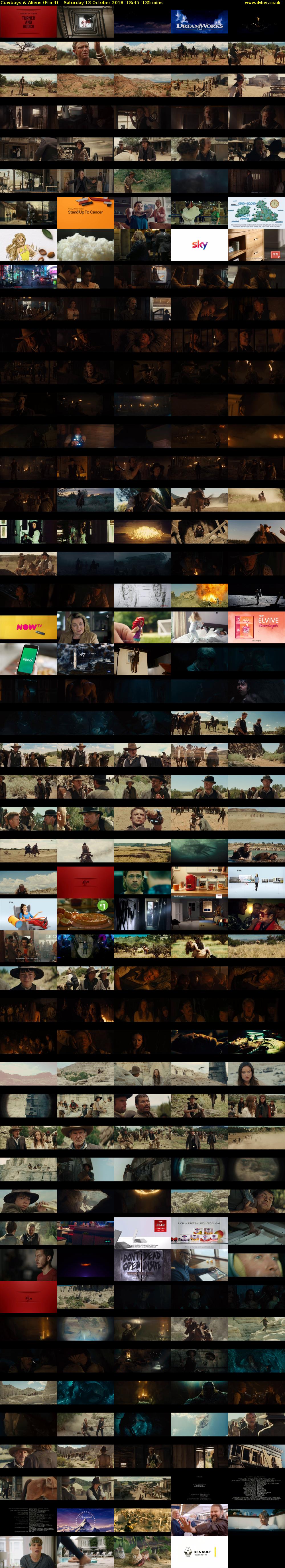 Cowboys & Aliens (Film4) Saturday 13 October 2018 18:45 - 21:00
