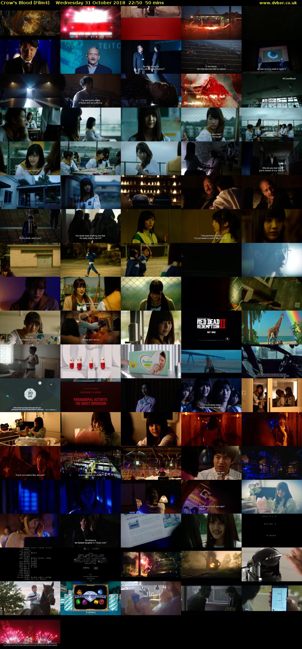 Crow's Blood (Film4) Wednesday 31 October 2018 22:50 - 23:40