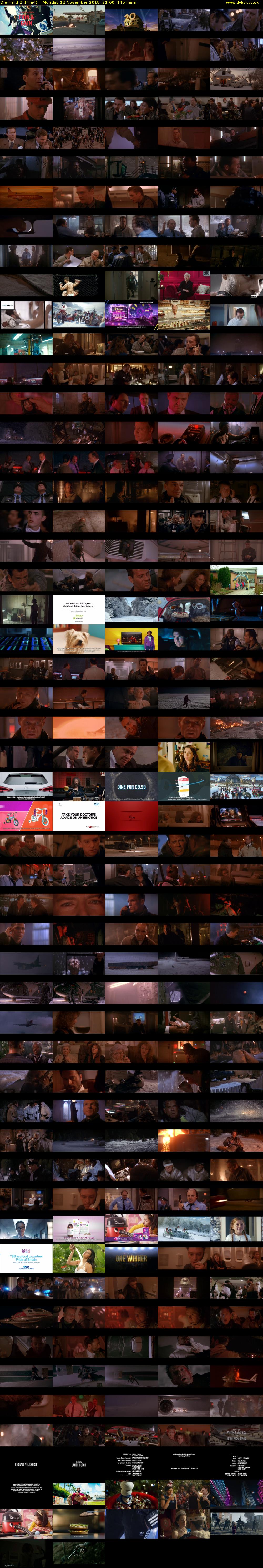 Die Hard 2 (Film4) Monday 12 November 2018 21:00 - 23:25