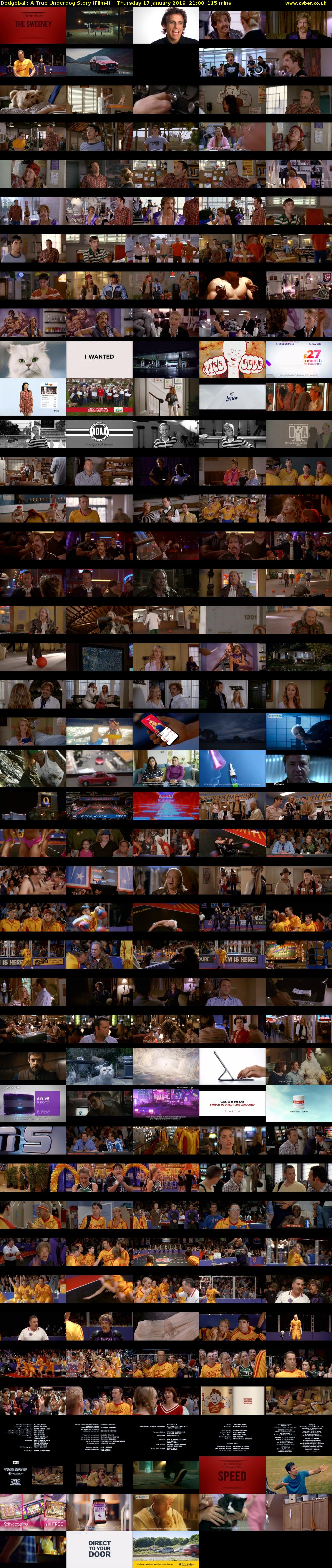 Dodgeball: A True Underdog Story (Film4) Thursday 17 January 2019 21:00 - 22:55