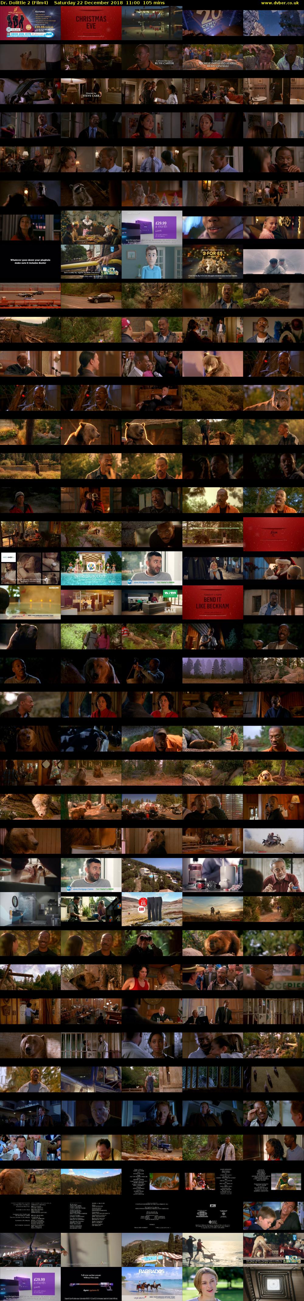 Dr. Dolittle 2 (Film4) Saturday 22 December 2018 11:00 - 12:45