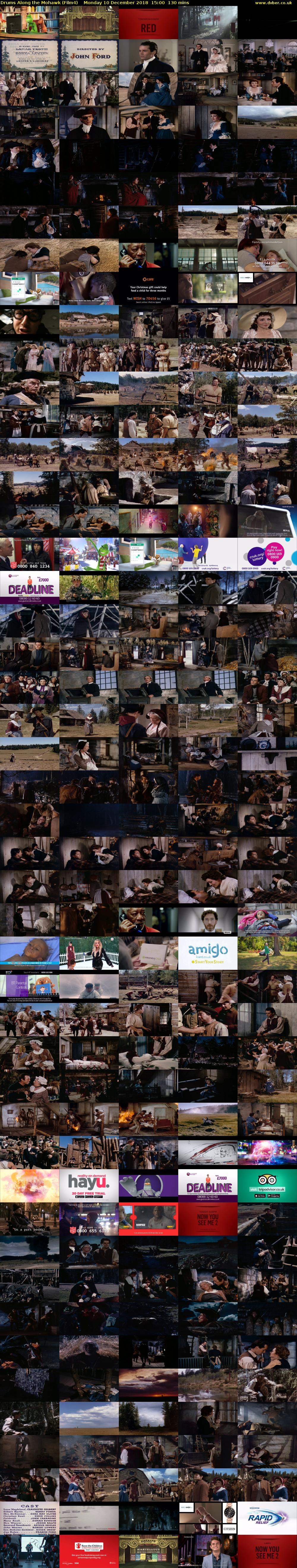 Drums Along the Mohawk (Film4) Monday 10 December 2018 15:00 - 17:10