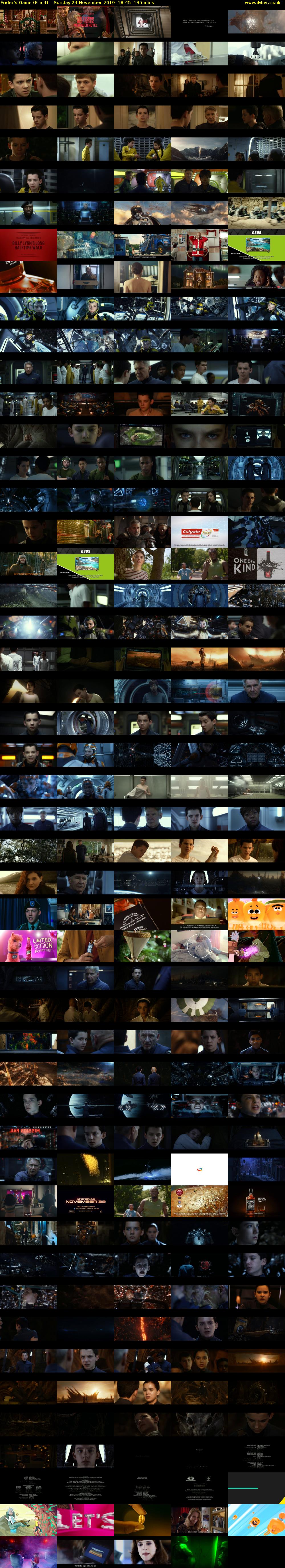 Ender's Game (Film4) Sunday 24 November 2019 18:45 - 21:00