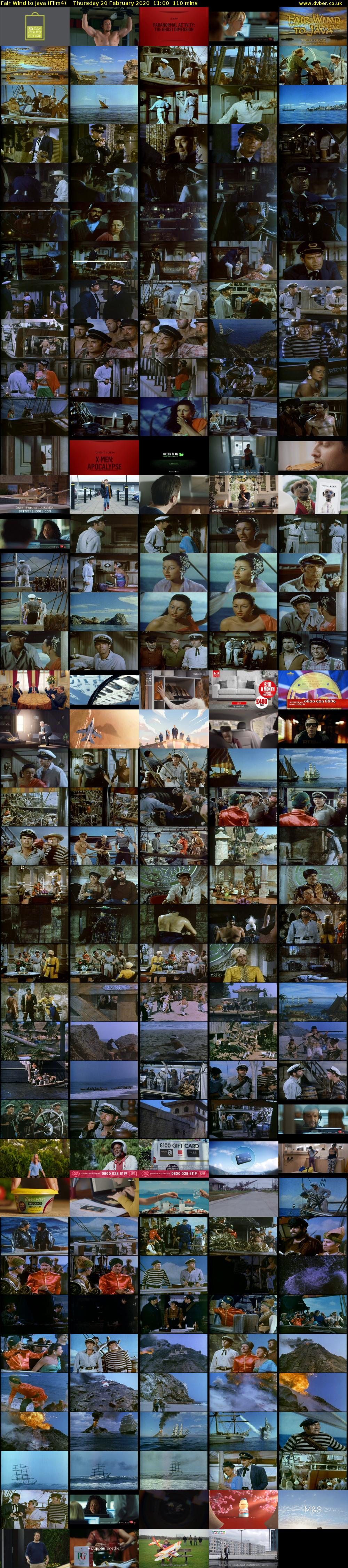 Fair Wind to Java (Film4) Thursday 20 February 2020 11:00 - 12:50