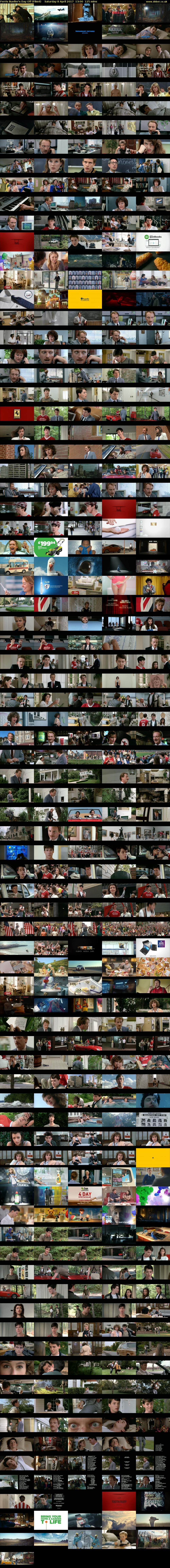 Ferris Bueller's Day Off (Film4) Saturday 8 April 2017 13:00 - 15:05