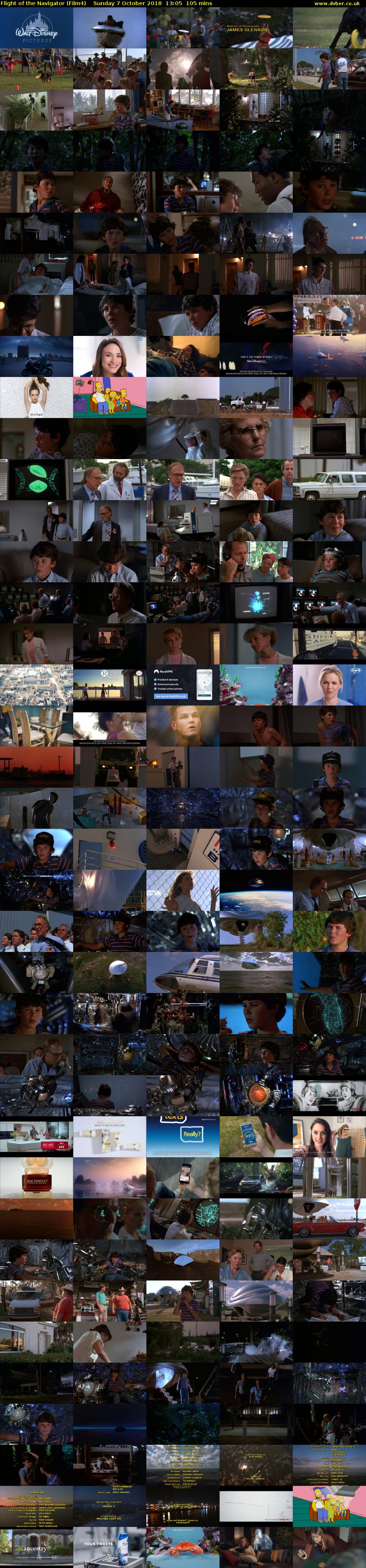 Flight of the Navigator (Film4) Sunday 7 October 2018 13:05 - 14:50