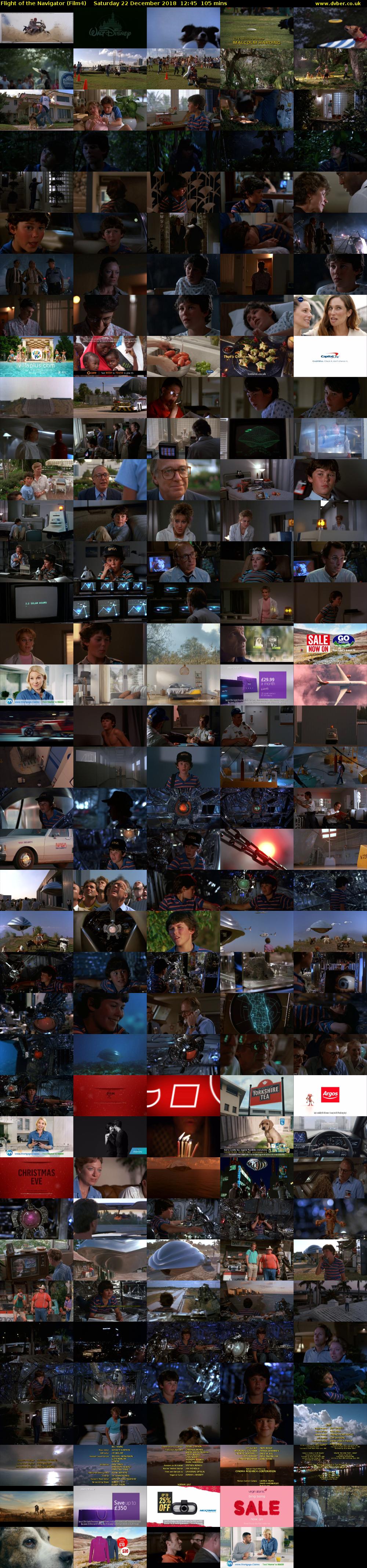 Flight of the Navigator (Film4) Saturday 22 December 2018 12:45 - 14:30