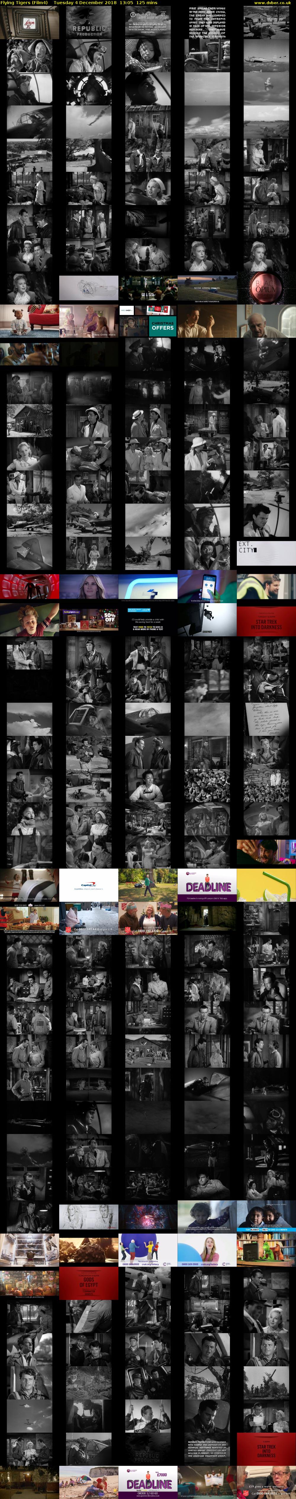 Flying Tigers (Film4) Tuesday 4 December 2018 13:05 - 15:10