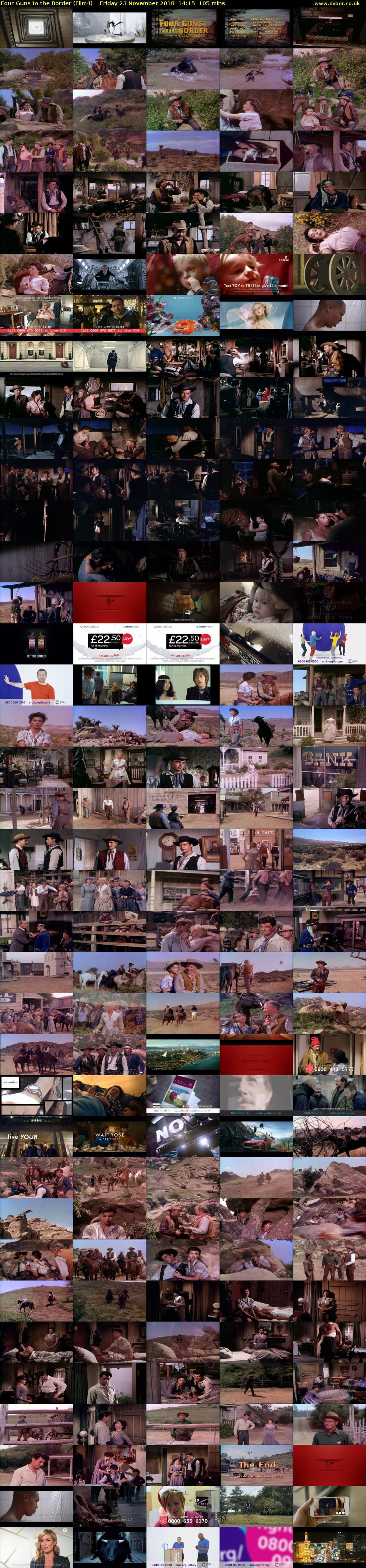 Four Guns to the Border (Film4) Friday 23 November 2018 14:15 - 16:00