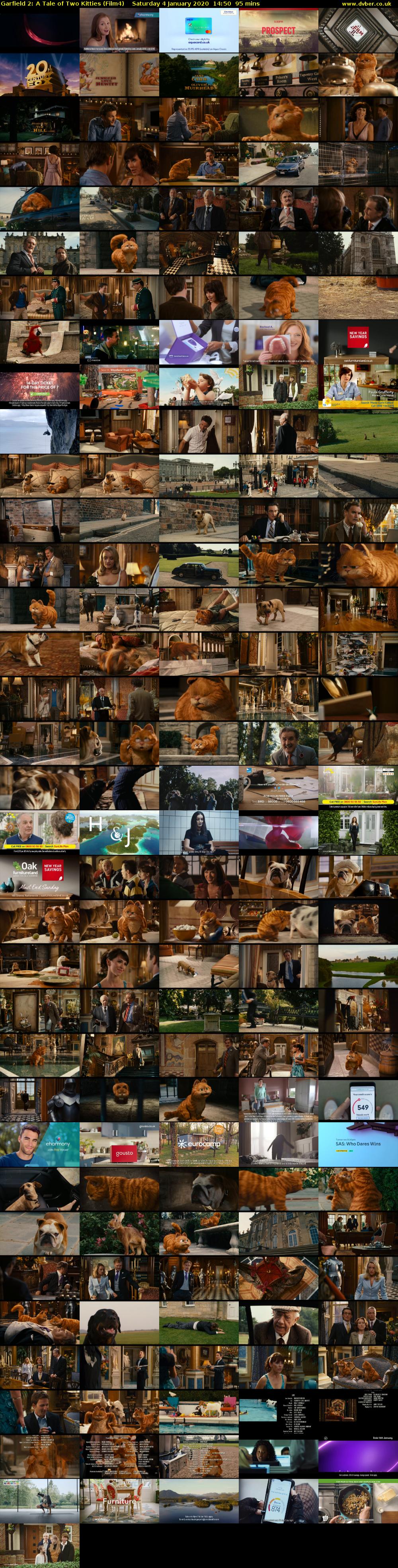 Garfield 2: A Tale of Two Kitties (Film4) Saturday 4 January 2020 14:50 - 16:25