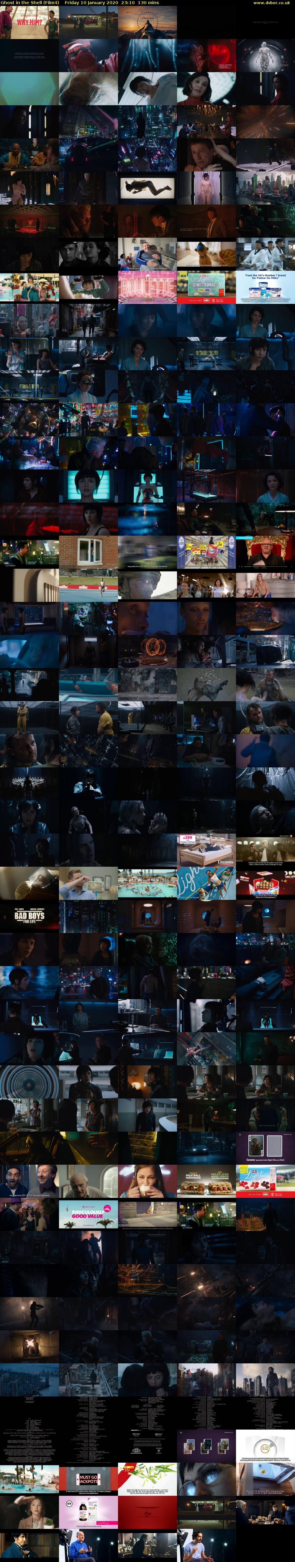 Ghost in the Shell (Film4) Friday 10 January 2020 23:10 - 01:20