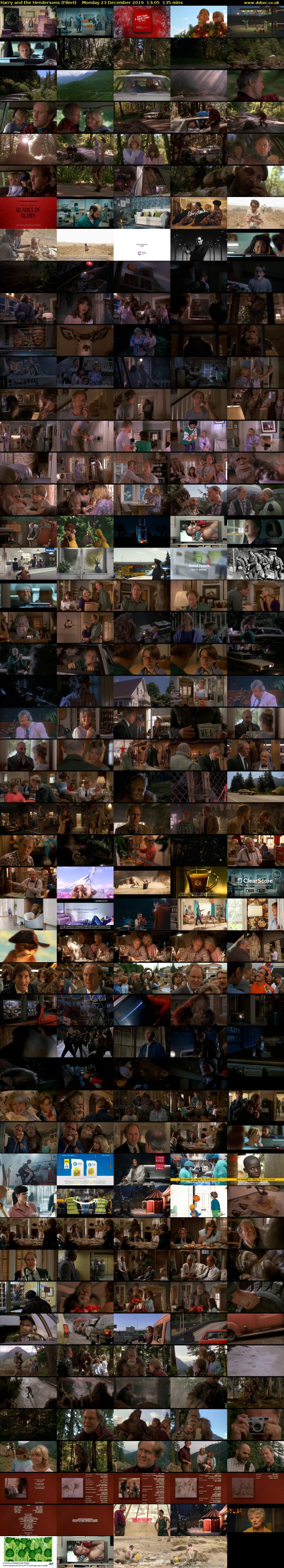 Harry and the Hendersons (Film4) Monday 23 December 2019 13:05 - 15:20