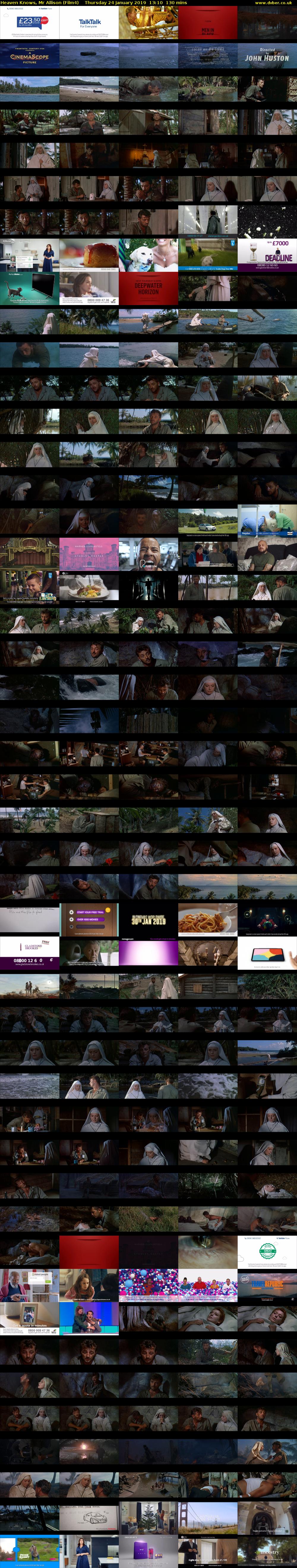 Heaven Knows, Mr Allison (Film4) Thursday 24 January 2019 13:10 - 15:20