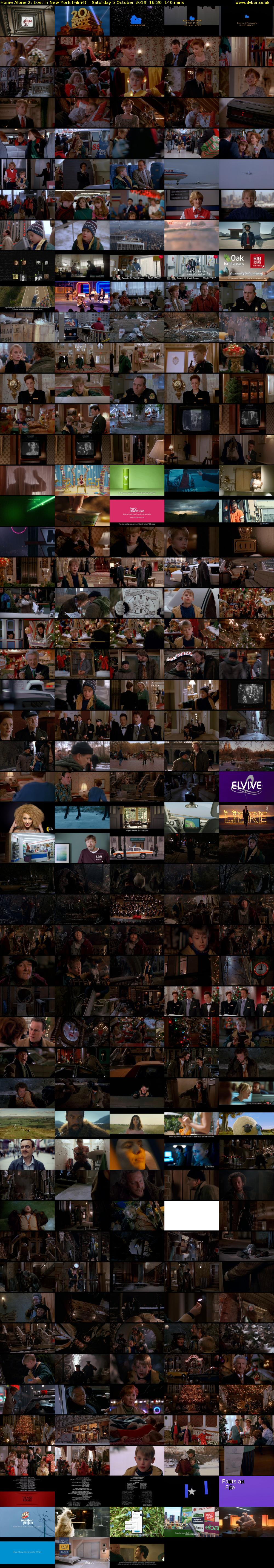 Home Alone 2: Lost in New York (Film4) Saturday 5 October 2019 16:30 - 18:50
