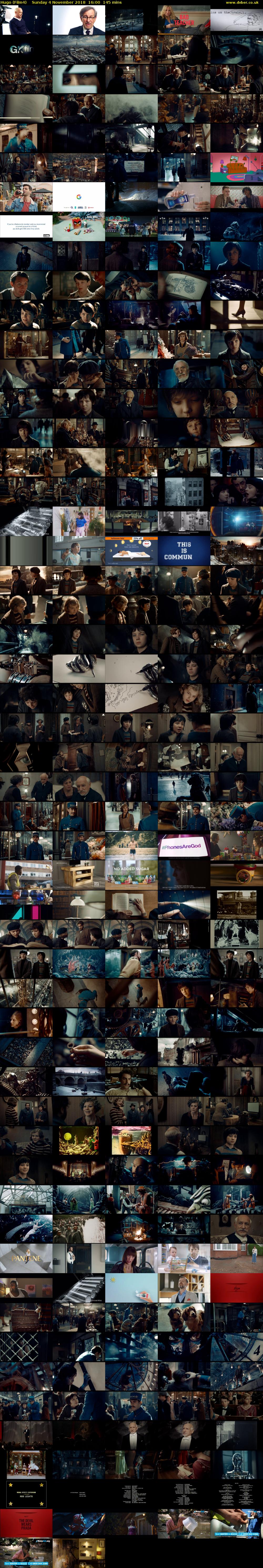 Hugo (Film4) Sunday 4 November 2018 16:00 - 18:25