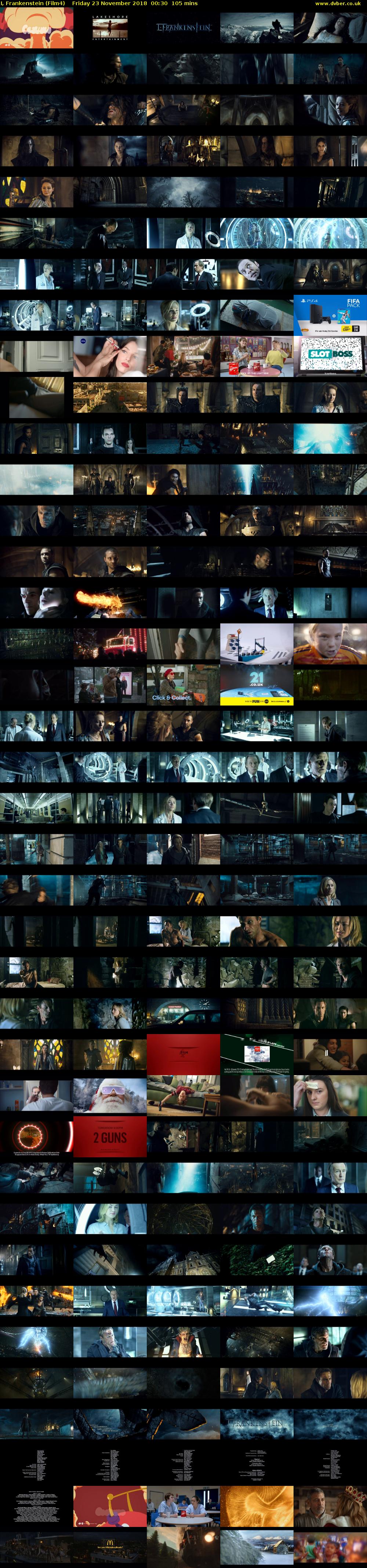 I, Frankenstein (Film4) Friday 23 November 2018 00:30 - 02:15