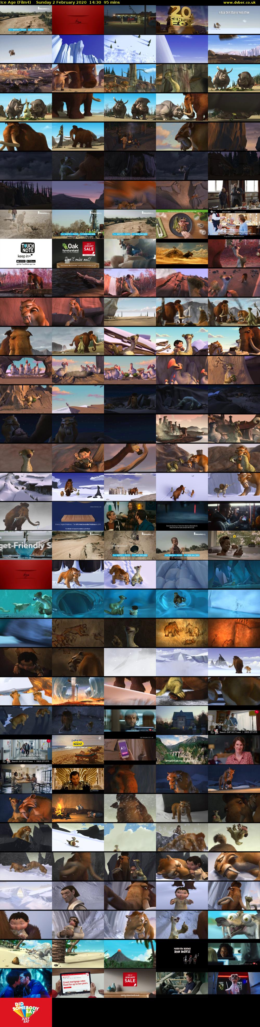 Ice Age (Film4) Sunday 2 February 2020 14:30 - 16:05