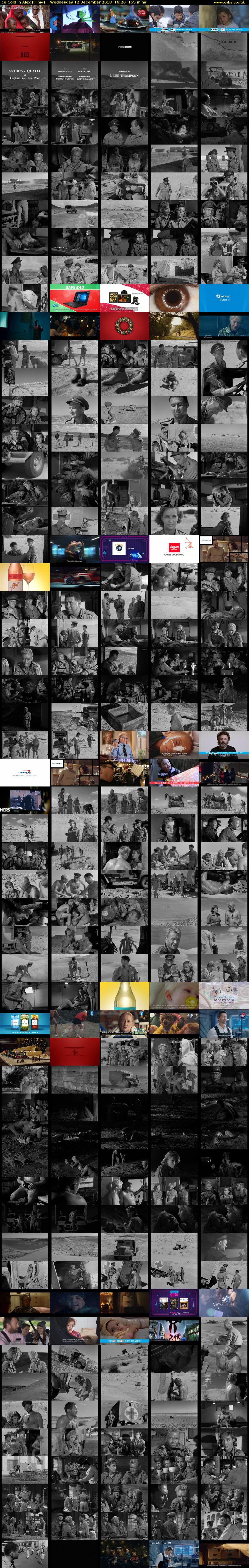 Ice Cold in Alex (Film4) Wednesday 12 December 2018 16:20 - 18:55