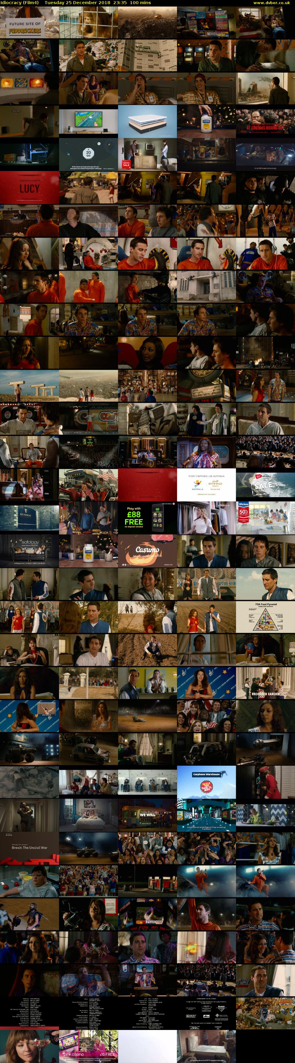 Idiocracy (Film4) Tuesday 25 December 2018 23:35 - 01:15