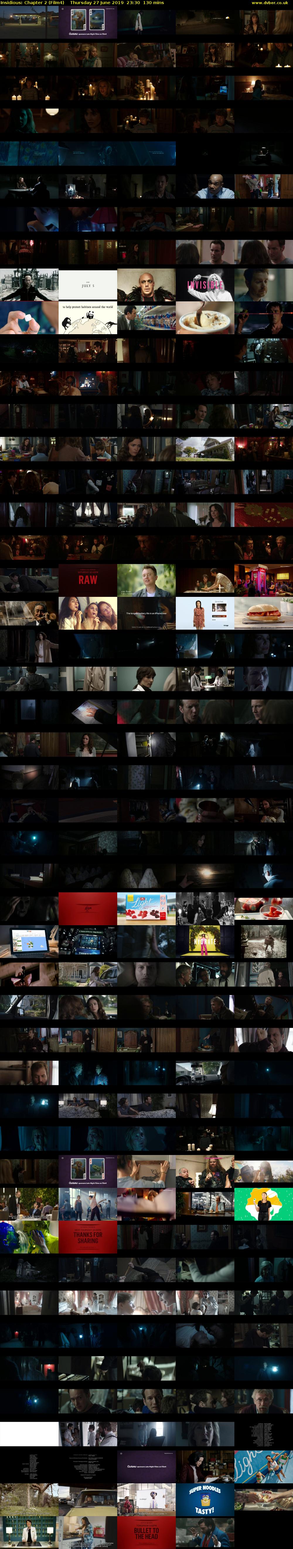 Insidious: Chapter 2 (Film4) Thursday 27 June 2019 23:30 - 01:40